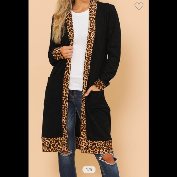 Other - NWT Leopard Cardigan